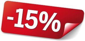 15% rabatt på lotto